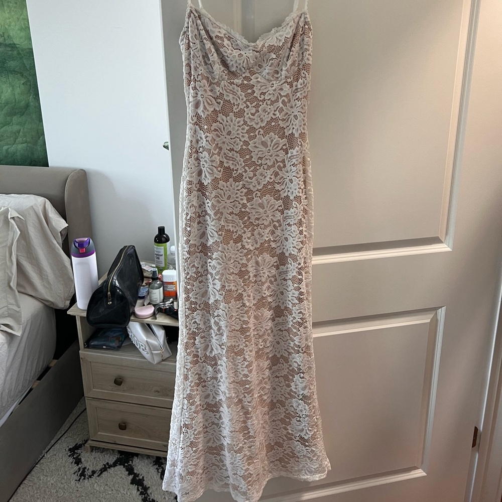 Selfie Leslie Must Be Love Lace Maxi Dress